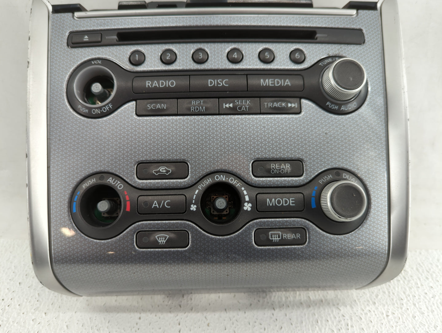 2014 Infiniti Qx60 Radio AM FM Cd Player Receiver Replacement P/N:2591A 1SX5E 283953JA0B, 28185 7S512 Fits Fits 2013 2015 OE
