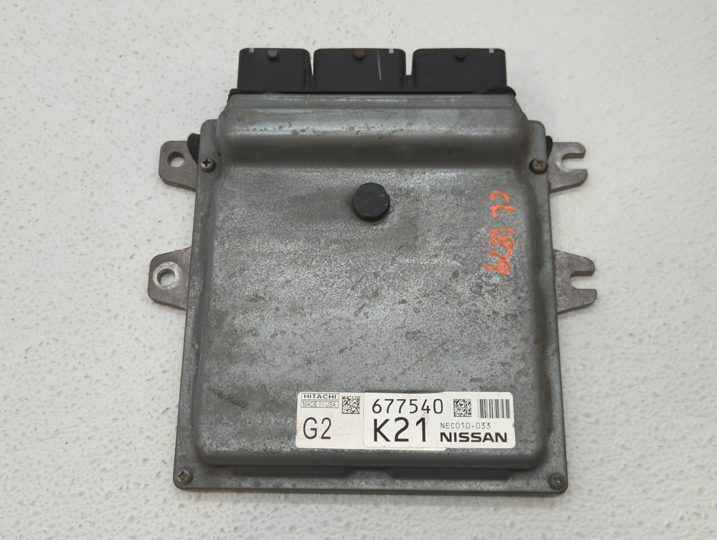 2014 Infiniti Qx60 PCM Engine Control Computer ECU ECM PCU OEM P/N:NEC010-033 Fits OEM Used Auto Parts - Oemusedautoparts1.c