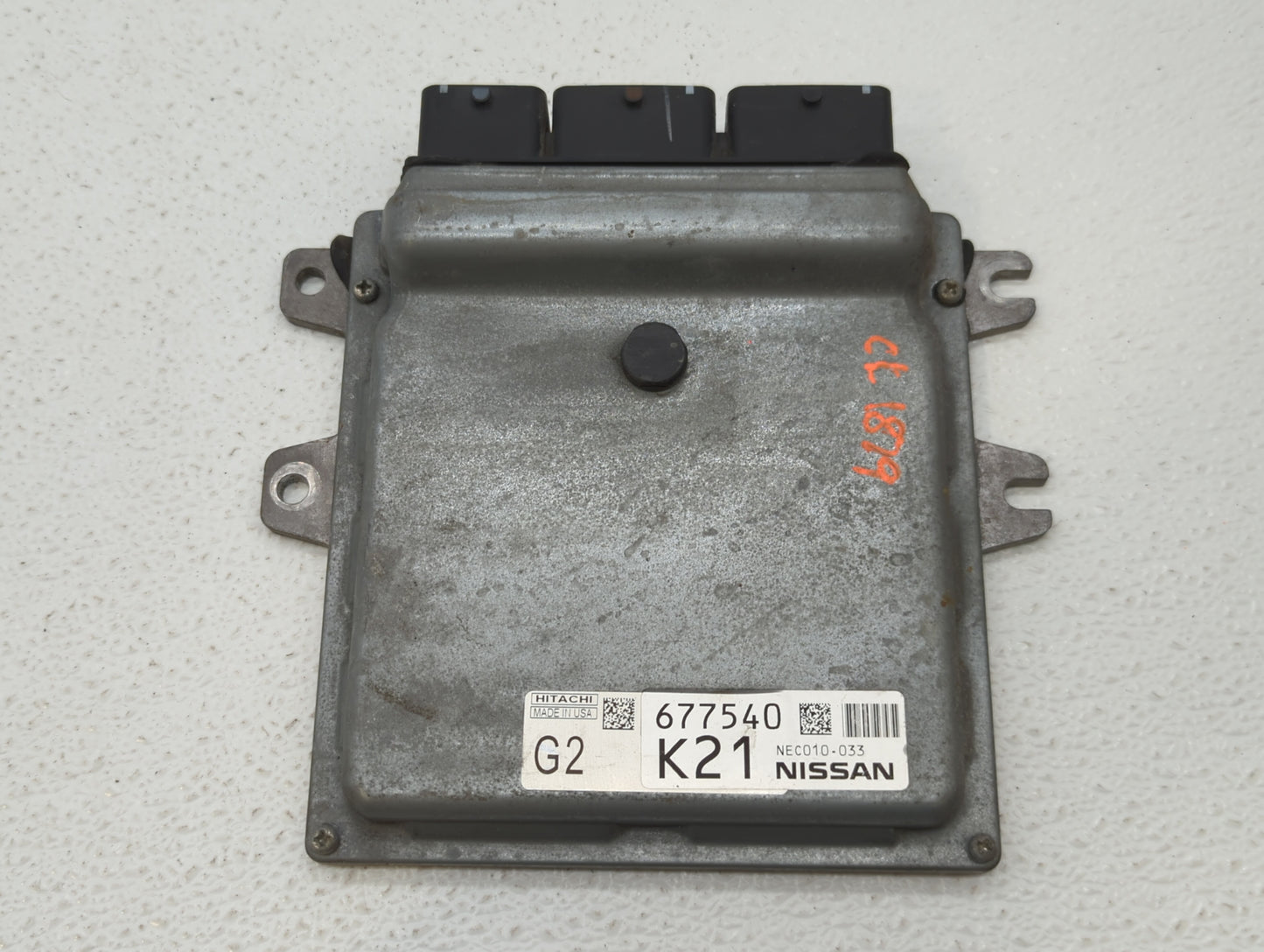 2014 Infiniti Qx60 PCM Engine Control Computer ECU ECM PCU OEM P/N:NEC010-033 Fits OEM Used Auto Parts - Oemusedautoparts1.c