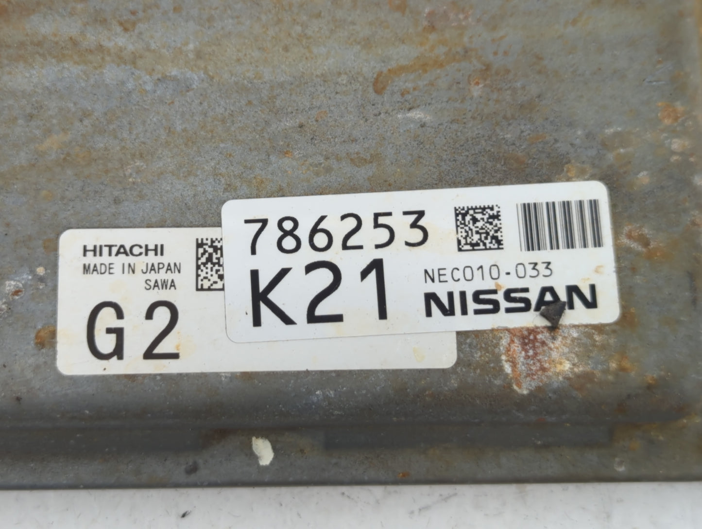 2014 Infiniti Qx60 PCM Engine Control Computer ECU ECM PCU OEM P/N:786253 NEC010-033 Fits OEM Used Auto Parts - Oemusedautop