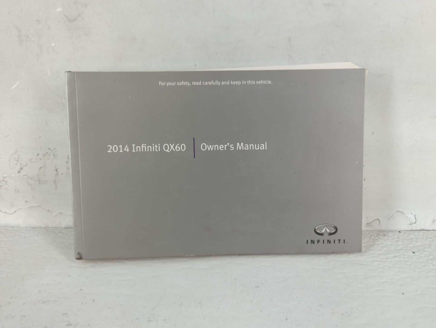 2014 Infiniti Qx60 Owners Manual Book Guide OEM Used Auto Parts - Oemusedautoparts1.com