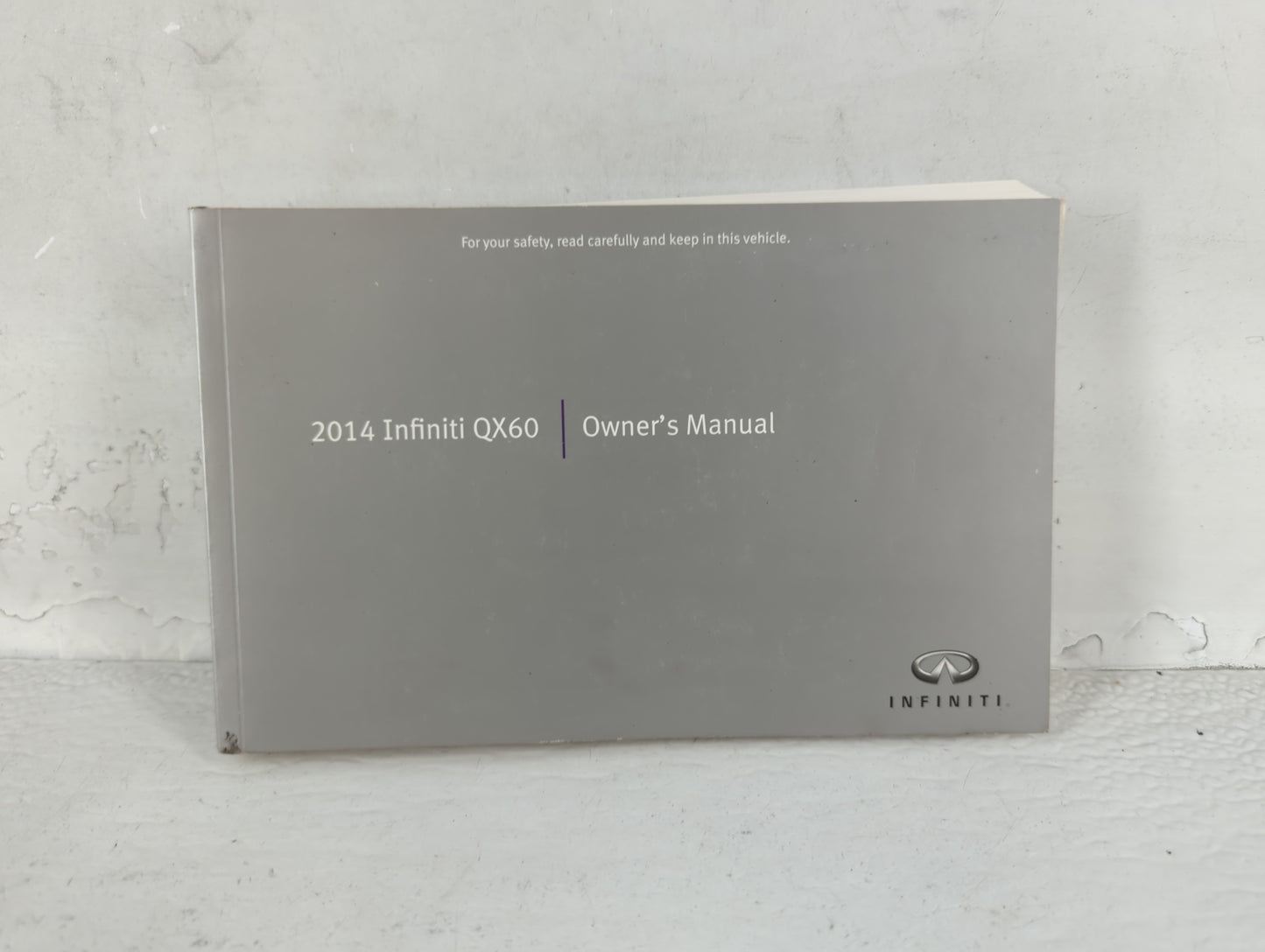 2014 Infiniti Qx60 Owners Manual Book Guide OEM Used Auto Parts - Oemusedautoparts1.com