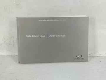 2014 Infiniti Qx60 Owners Manual Book Guide OEM Used Auto Parts - Oemusedautoparts1.com