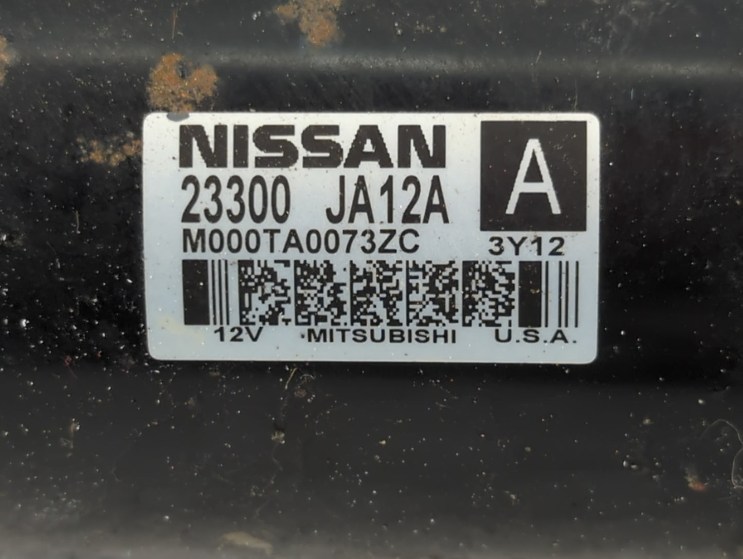 2014-2017 Infiniti Qx60 Car Starter Motor Solenoid OEM P/N:M000TA0073ZC 23300 JA12A Fits Fits 2013 2014 2017 OEM Used Auto P