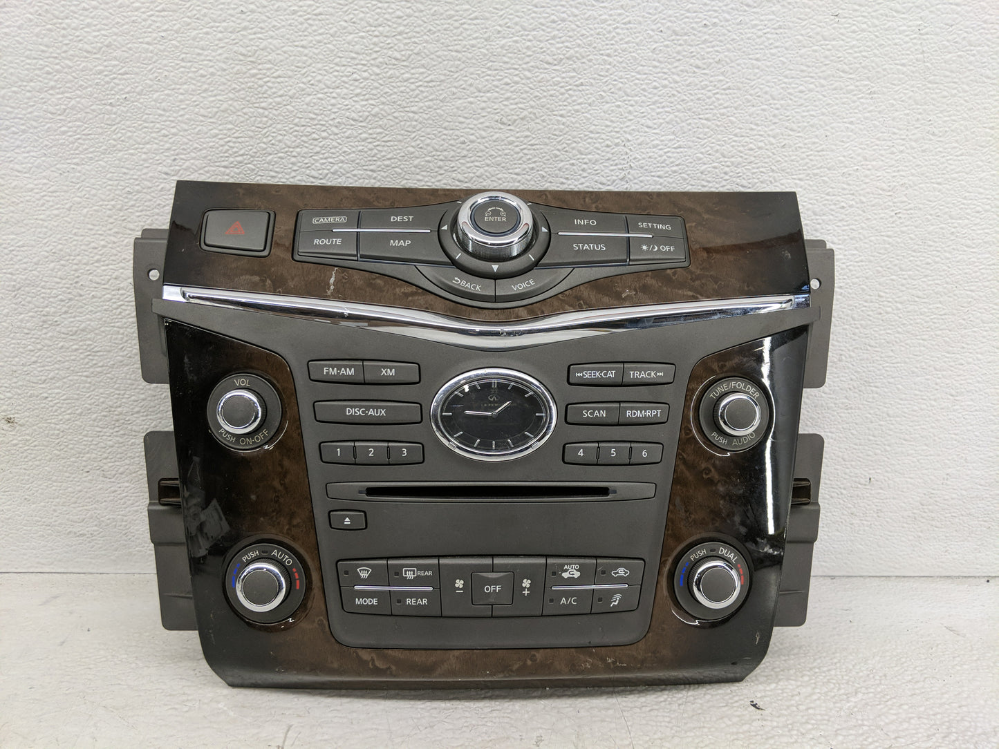 2014-2017 Infiniti Qx80 Radio AM FM Cd Player Receiver Replacement P/N:253911LA5A Fits Fits 2011 2012 2013 2014 2015 2016 20
