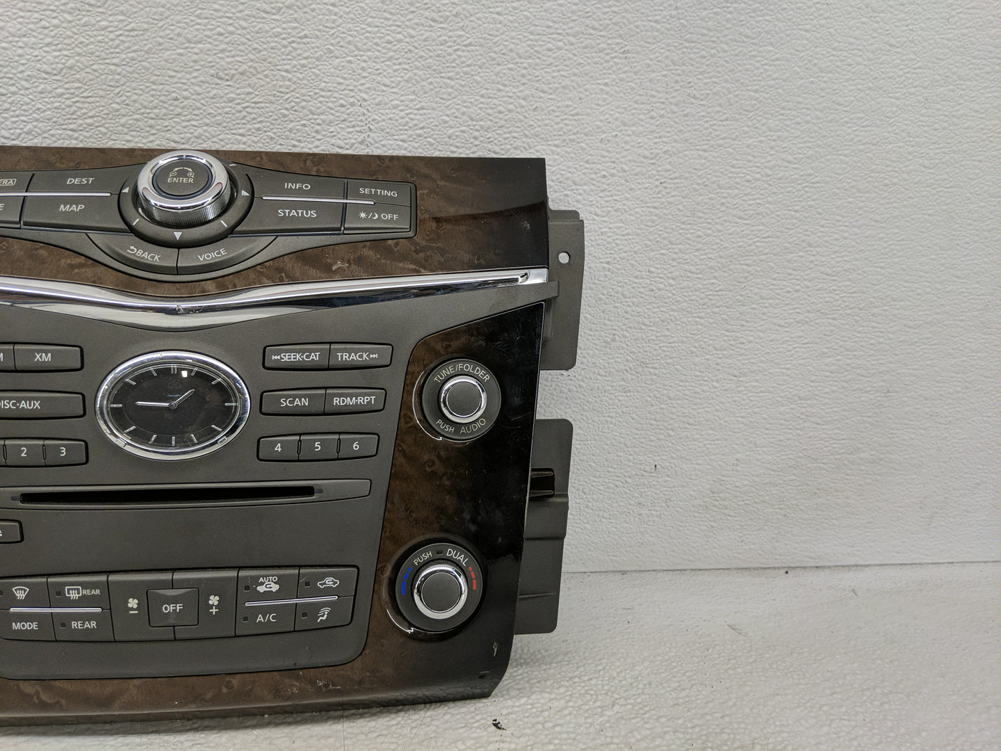2014-2017 Infiniti Qx80 Radio AM FM Cd Player Receiver Replacement P/N:253911LA5A Fits Fits 2011 2012 2013 2014 2015 2016 20