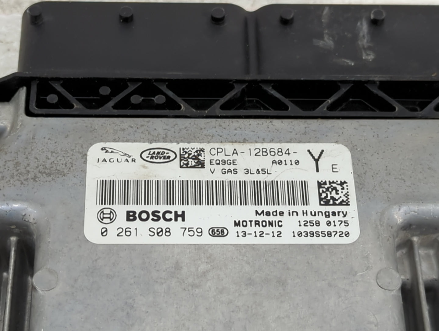 2013-2019 Jaguar Xj PCM Engine Control Computer ECU ECM PCU OEM P/N:CPLA-12B684- 0261S08759 Fits OEM Used Auto Parts - Oemus