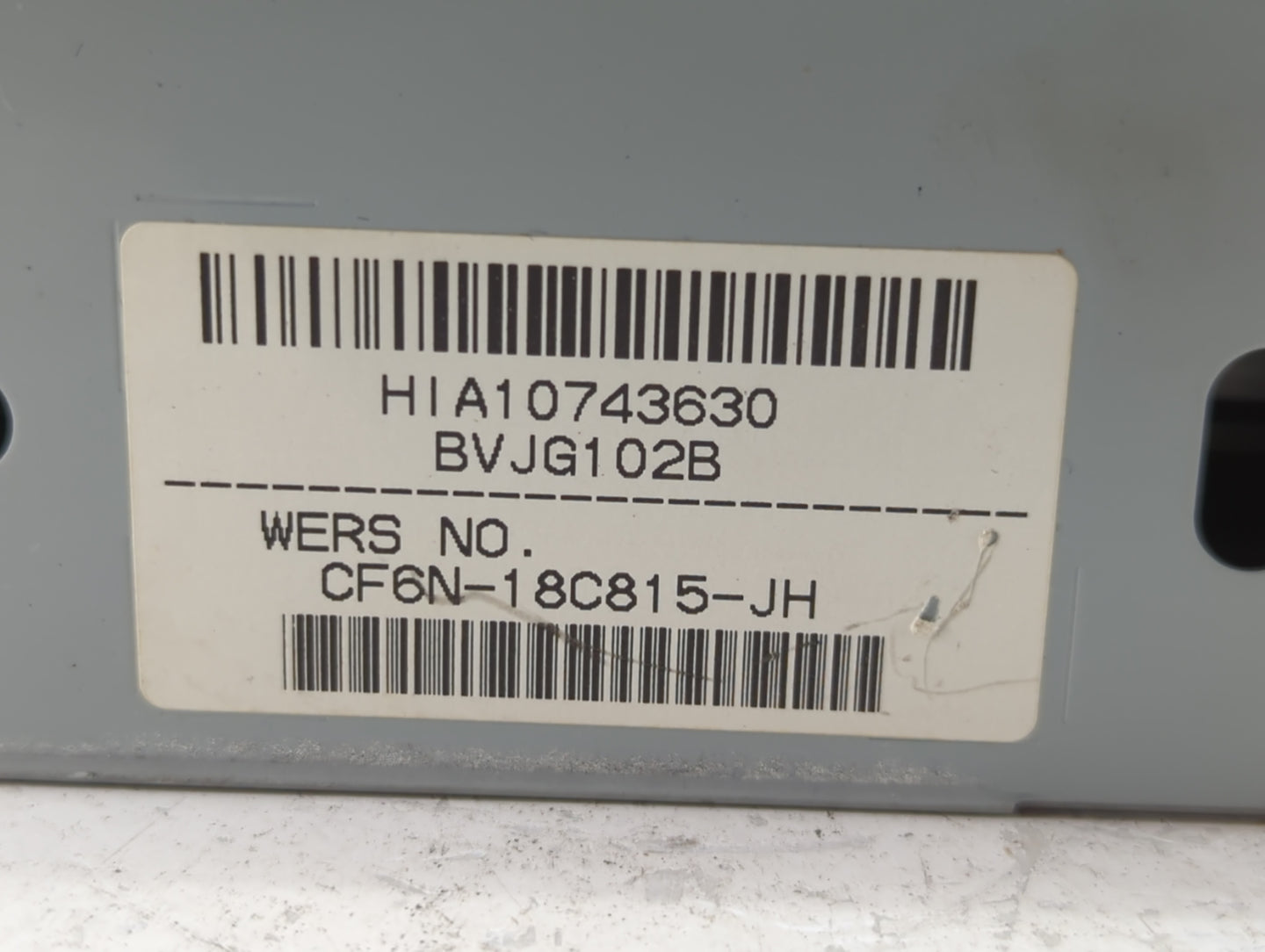 2014 Jaguar Xj Radio AM FM Cd Player Receiver Replacement P/N:CF6N-18C815-JH HIA10743630, BVJG102B Fits Fits 2015 2016 OEM U