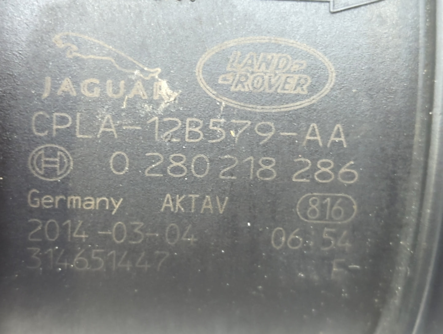 2013-2019 Jaguar Xj Mass Air Flow Meter Maf - Oemusedautoparts1.com