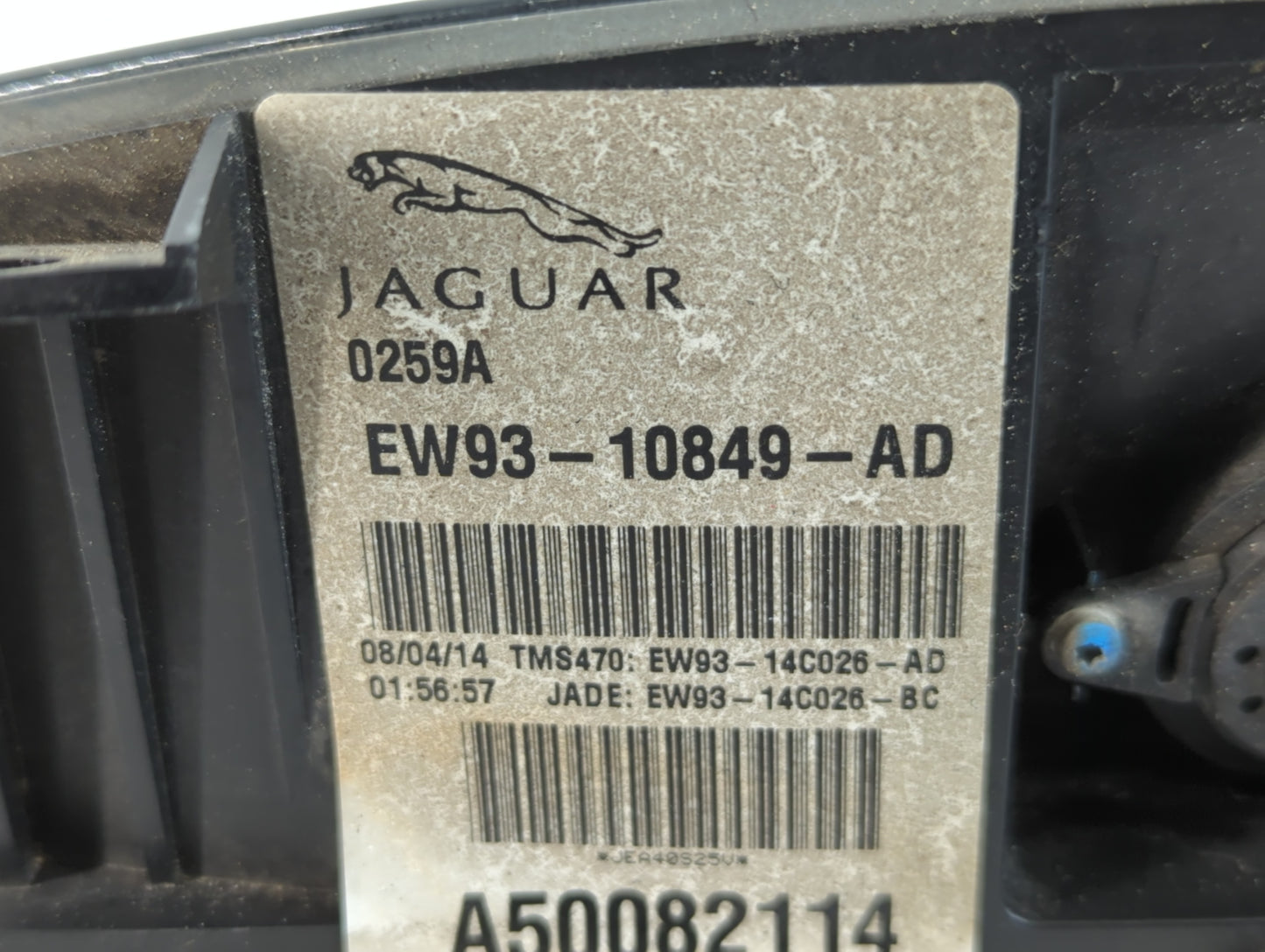 2014-2015 Jaguar Xj Instrument Cluster Speedometer Gauges P/N:EW93-10849-AD Fits Fits 2014 2015 OEM Used Auto Parts - Oemuse