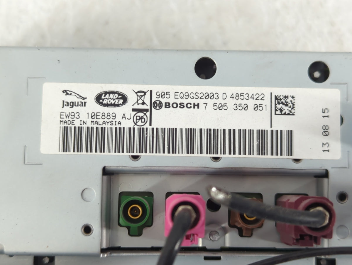 2014-2014 Jaguar Xj Information Radio Display Screen 838842 - Oemusedautoparts1.com