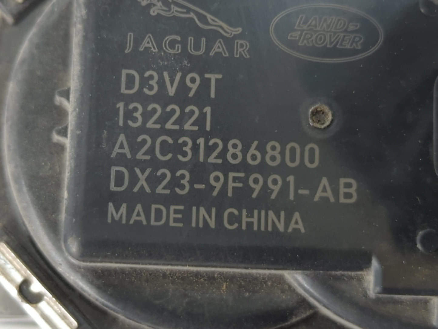 2013-2019 Jaguar Xj Throttle Body P/N:DX23-9F991-AB A2C531286800 Fits Fits 2013 2014 2015 2016 2017 2018 2019 2020 OEM Used 
