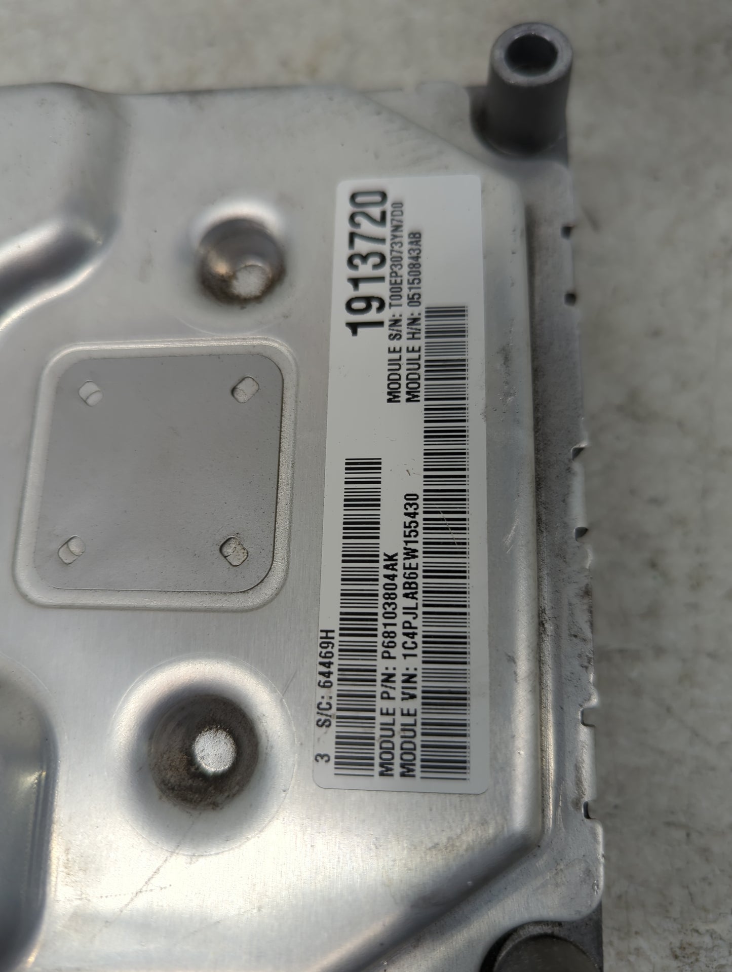 2014 Jeep Cherok PCM Engine Control Computer ECU ECM PCU OEM P/N:P05150843AB P68103804AK, T00EP3073YN7D0, A2C7377760200 Fits