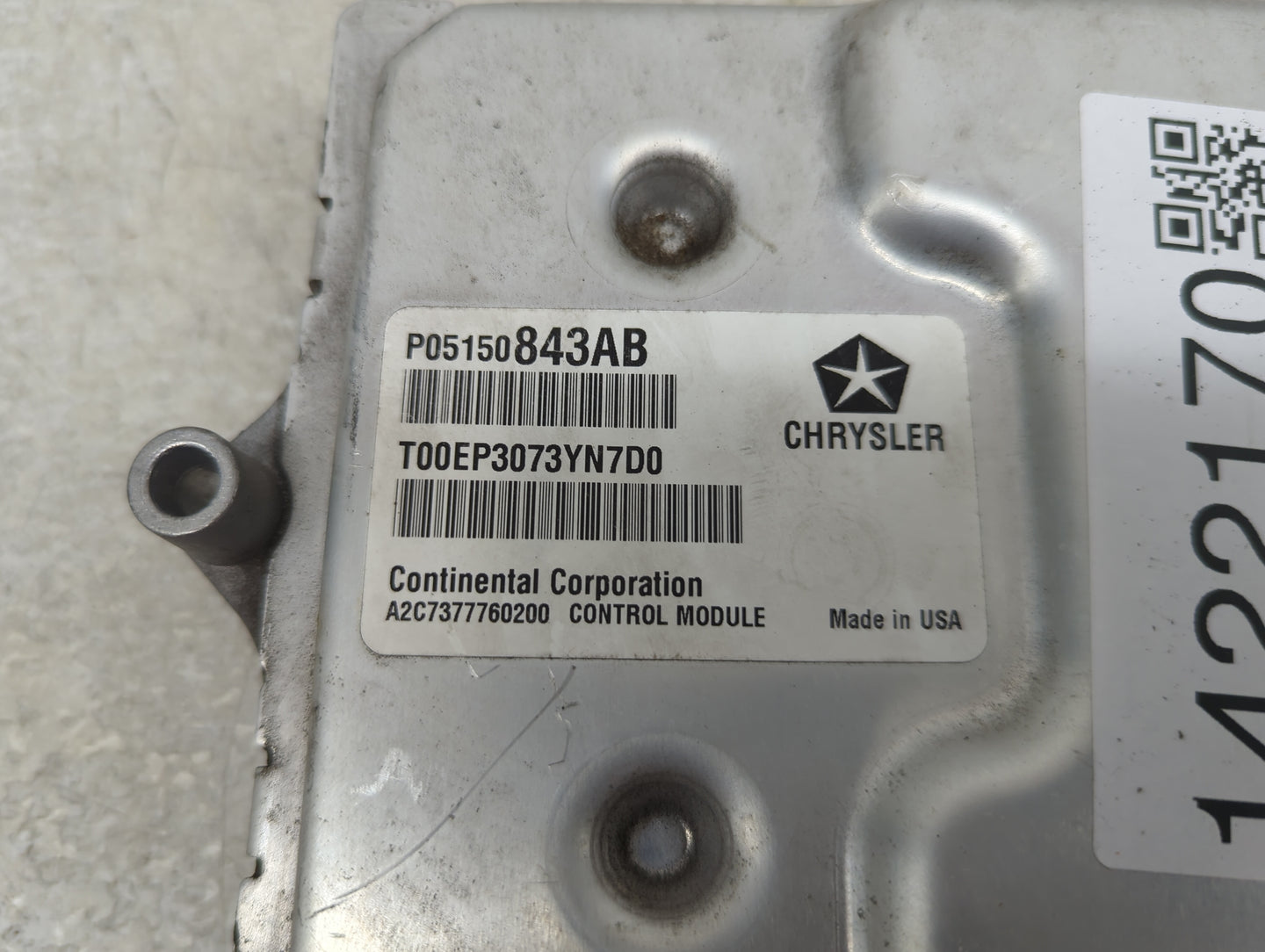 2014 Jeep Cherok PCM Engine Control Computer ECU ECM PCU OEM P/N:P05150843AB P68103804AK, T00EP3073YN7D0, A2C7377760200 Fits