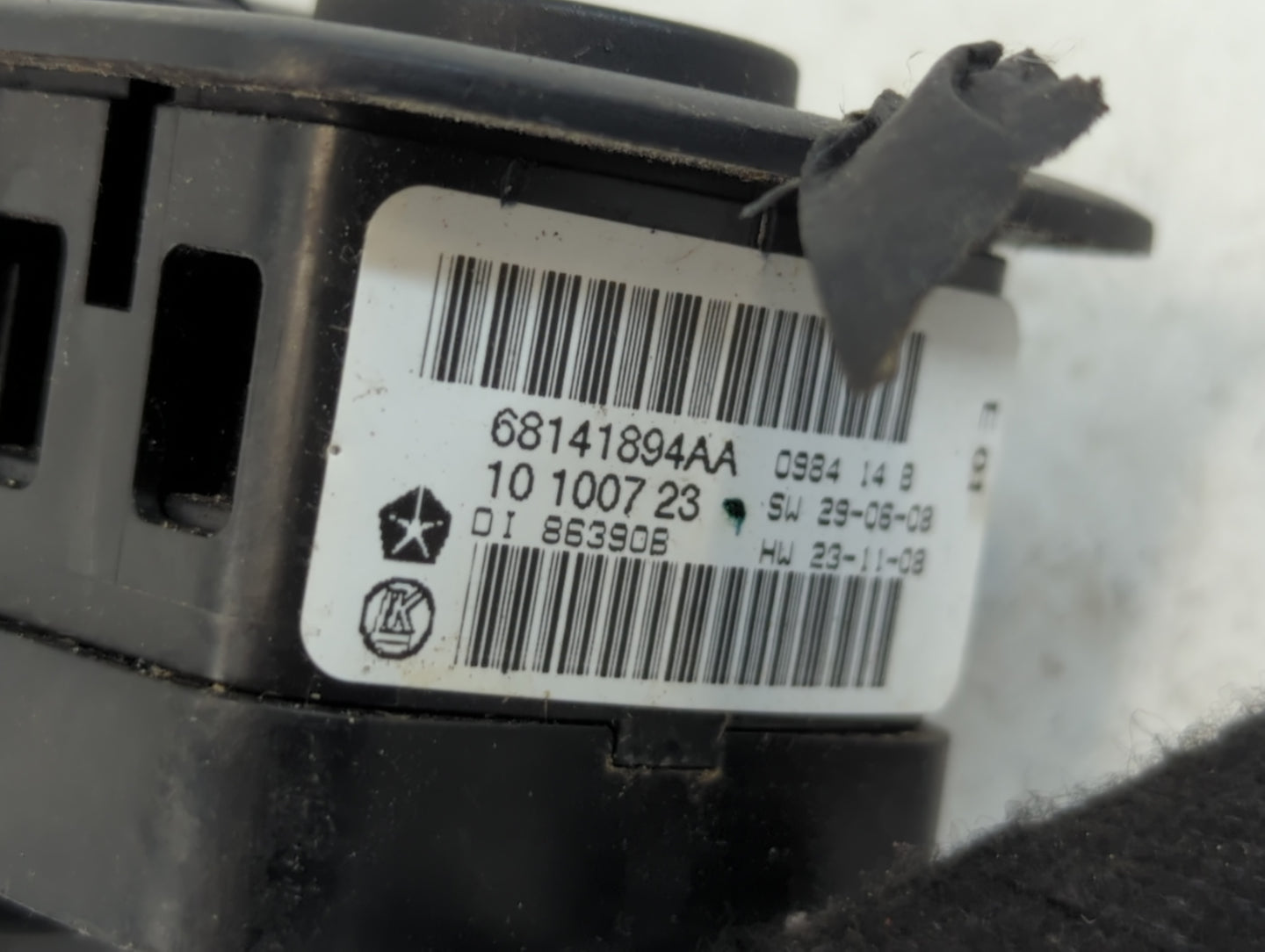 2014 Jeep Cherokee Master Power Window Switch Replacement Driver Side Left P/N:68141894AA Fits OEM Used Auto Parts - Oemused