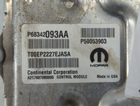 2014 Jeep Cherokee PCM Engine Control Computer ECU ECM PCU OEM P/N:P68342093AA Fits OEM Used Auto Parts - Oemusedautoparts1.