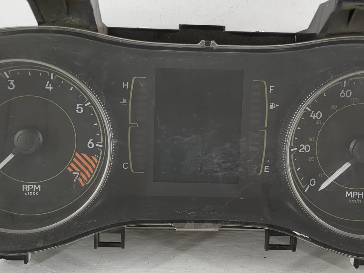 2014 Jeep Cherokee Instrument Cluster Speedometer Gauges P/N:P56054651AG Fits OEM Used Auto Parts - Oemusedautoparts1.com