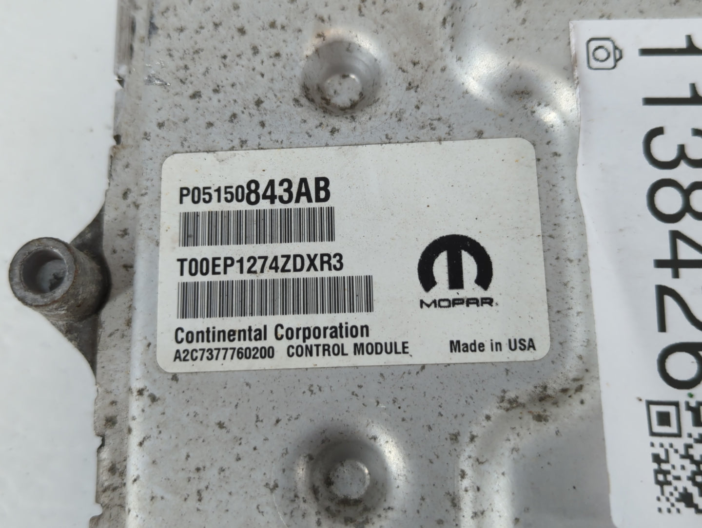 2014 Jeep Cherokee PCM Engine Control Computer ECU ECM PCU OEM P/N:P05150843AB Fits OEM Used Auto Parts - Oemusedautoparts1.