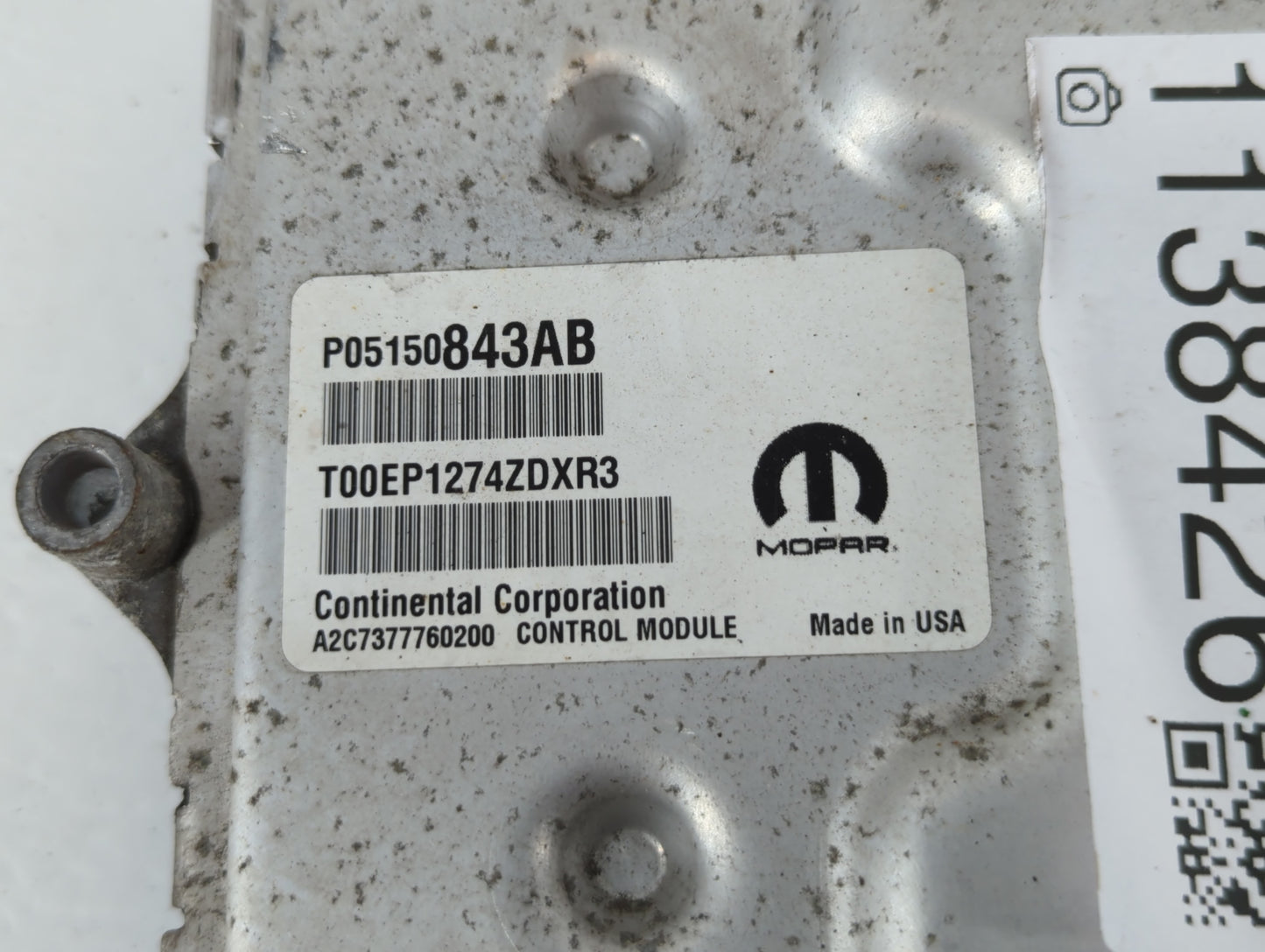 2014 Jeep Cherokee PCM Engine Control Computer ECU ECM PCU OEM P/N:P05150843AB Fits OEM Used Auto Parts - Oemusedautoparts1.