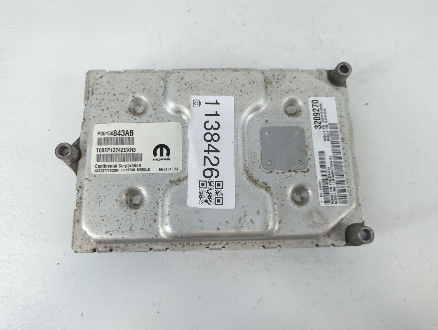 2014 Jeep Cherokee PCM Engine Control Computer ECU ECM PCU OEM P/N:P05150843AB Fits OEM Used Auto Parts - Oemusedautoparts1.