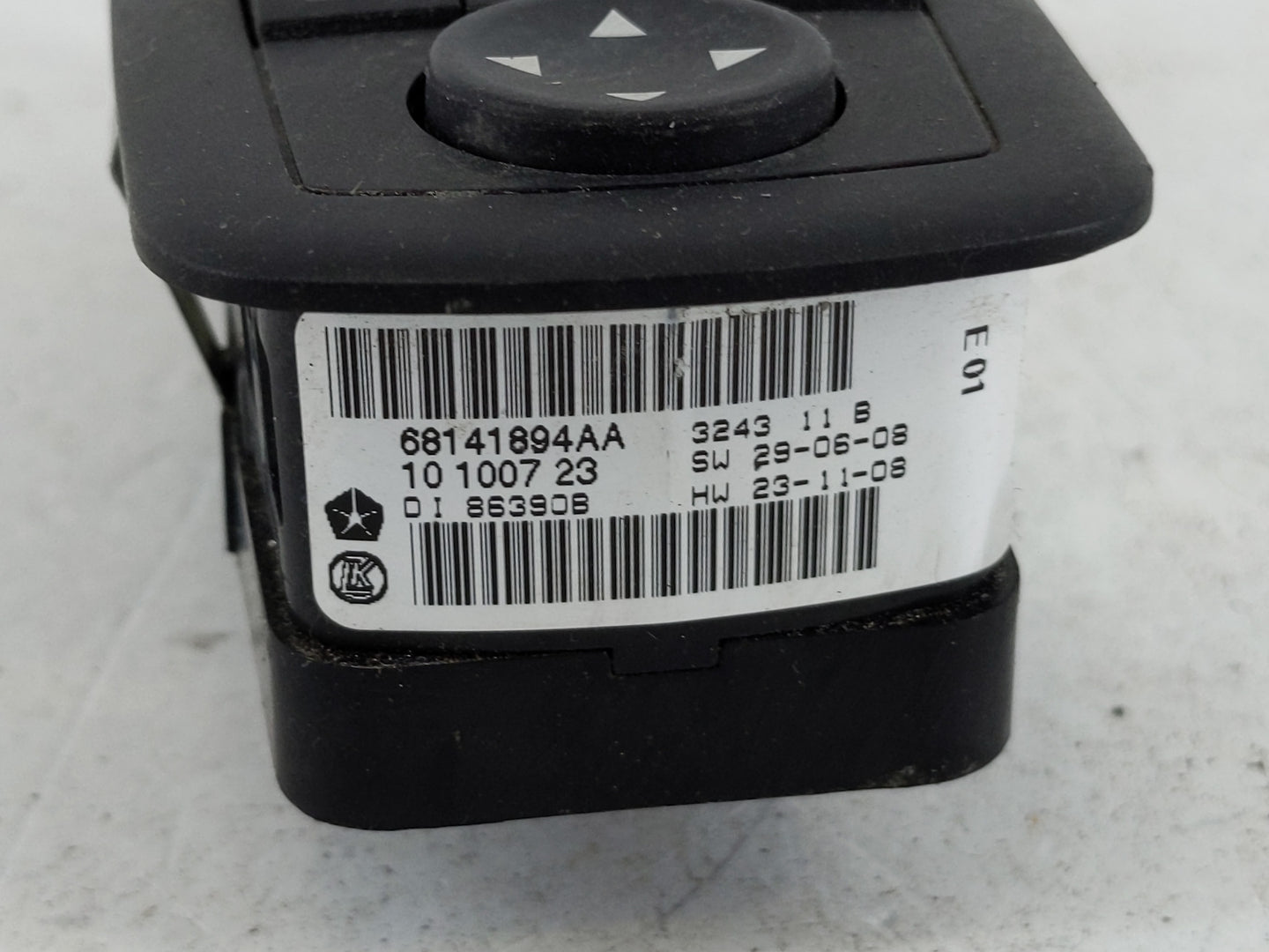 2014 Jeep Cherokee Master Power Window Switch Replacement Driver Side Left P/N:68141894AA Fits OEM Used Auto Parts - Oemused