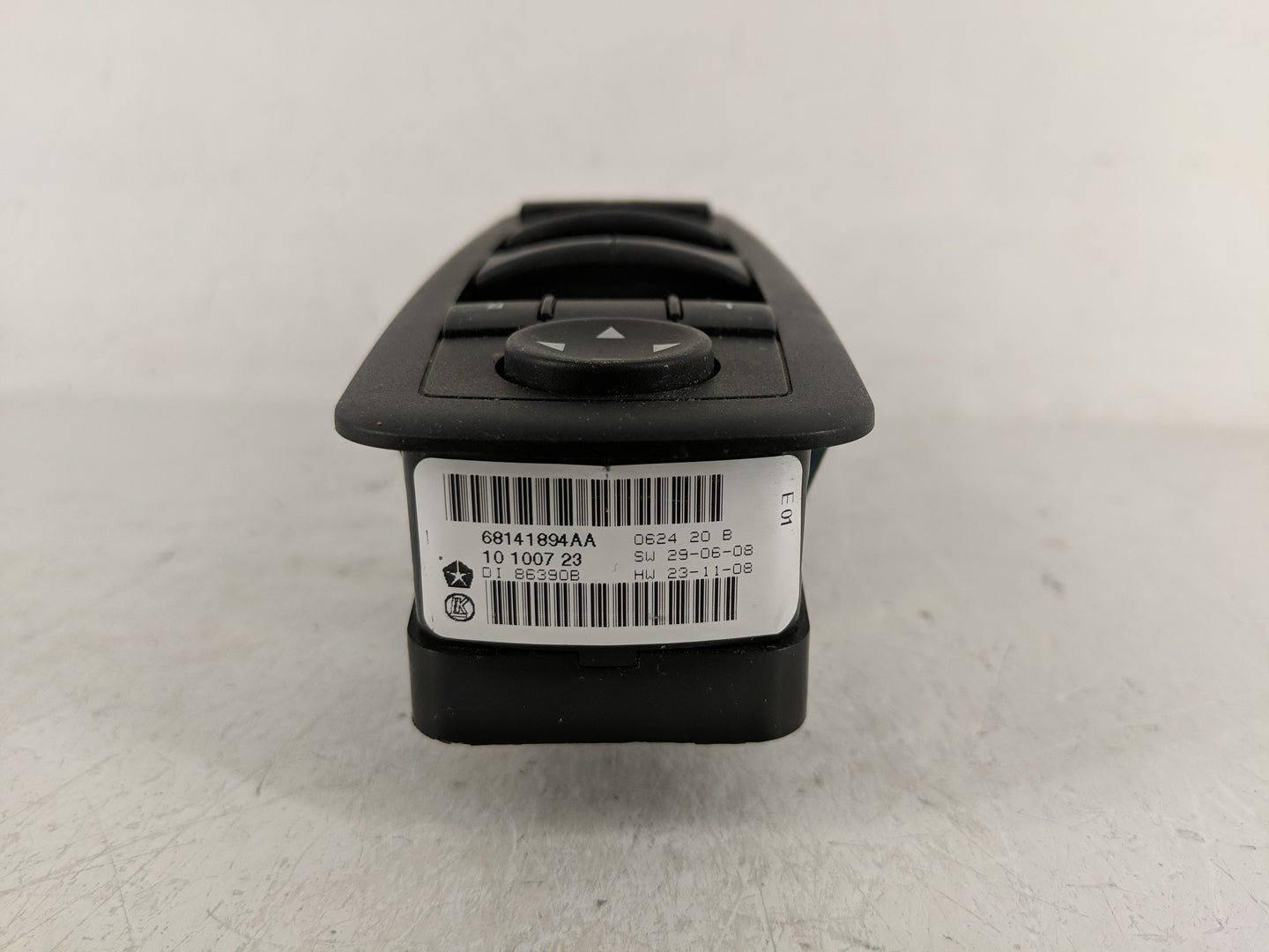 2014 Jeep Cherokee Master Power Window Switch Replacement Driver Side Left P/N:68141894AA Fits OEM Used Auto Parts - Oemused
