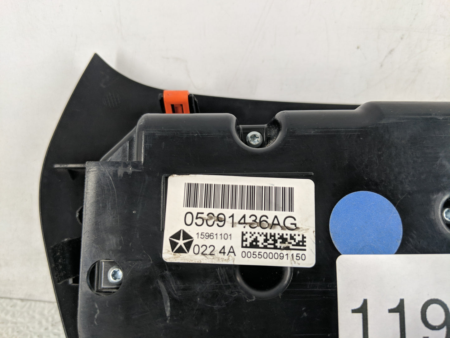 2014 Jeep Cherokee Climate Control Module Temperature AC/Heater Replacement P/N:05091436AG Fits OEM Used Auto Parts - Oemuse