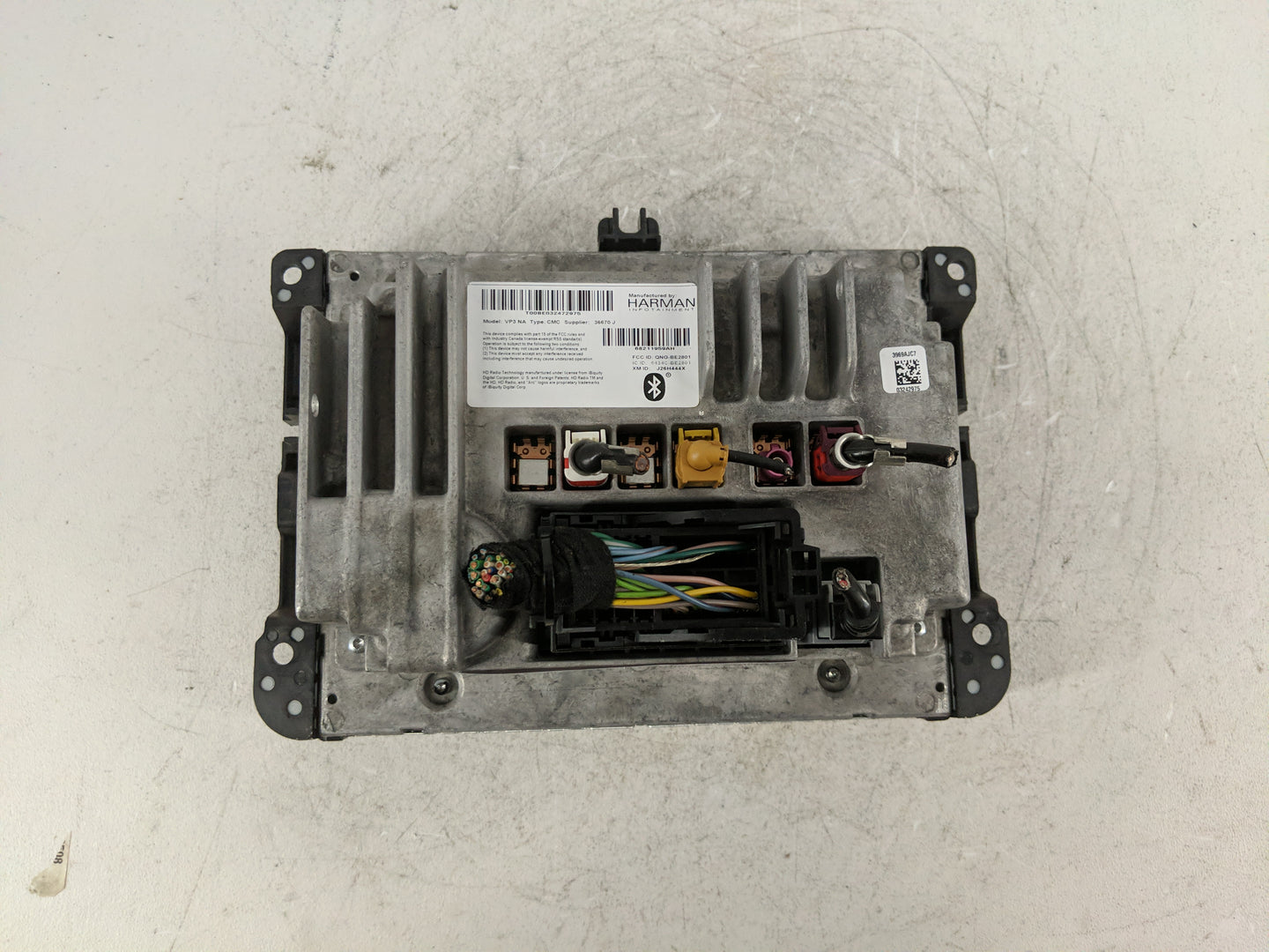 2014 Jeep Cherokee Radio AM FM Cd Player Receiver Replacement P/N:68211959AI Fits OEM Used Auto Parts - Oemusedautoparts1.co