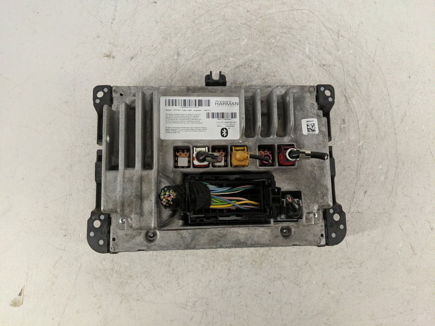 2014 Jeep Cherokee Radio AM FM Cd Player Receiver Replacement P/N:68211959AI Fits OEM Used Auto Parts - Oemusedautoparts1.co