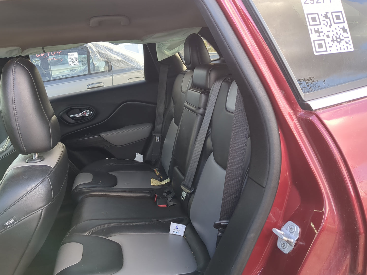 2014 Jeep Cherokee Rear Seat Oem 1210712 - Oemusedautoparts1.com