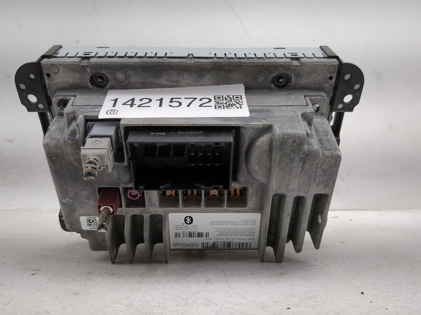2014 Jeep Cherokee Radio AM FM Cd Player Receiver Replacement P/N:68238619AE Fits OEM Used Auto Parts - Oemusedautoparts1.co