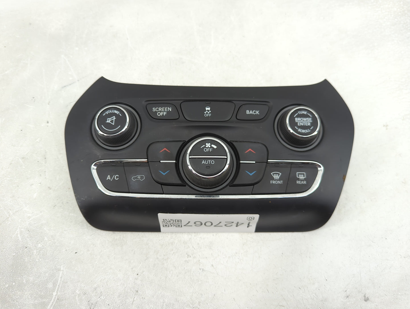 2014 Jeep Cherokee Climate Control Module Temperature AC/Heater Replacement P/N:05091436AG Fits OEM Used Auto Parts - Oemuse