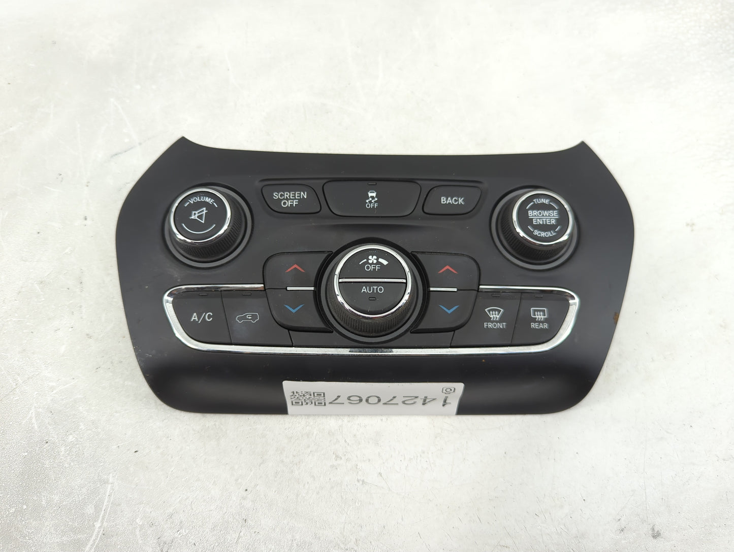 2014 Jeep Cherokee Climate Control Module Temperature AC/Heater Replacement P/N:05091436AG Fits OEM Used Auto Parts - Oemuse