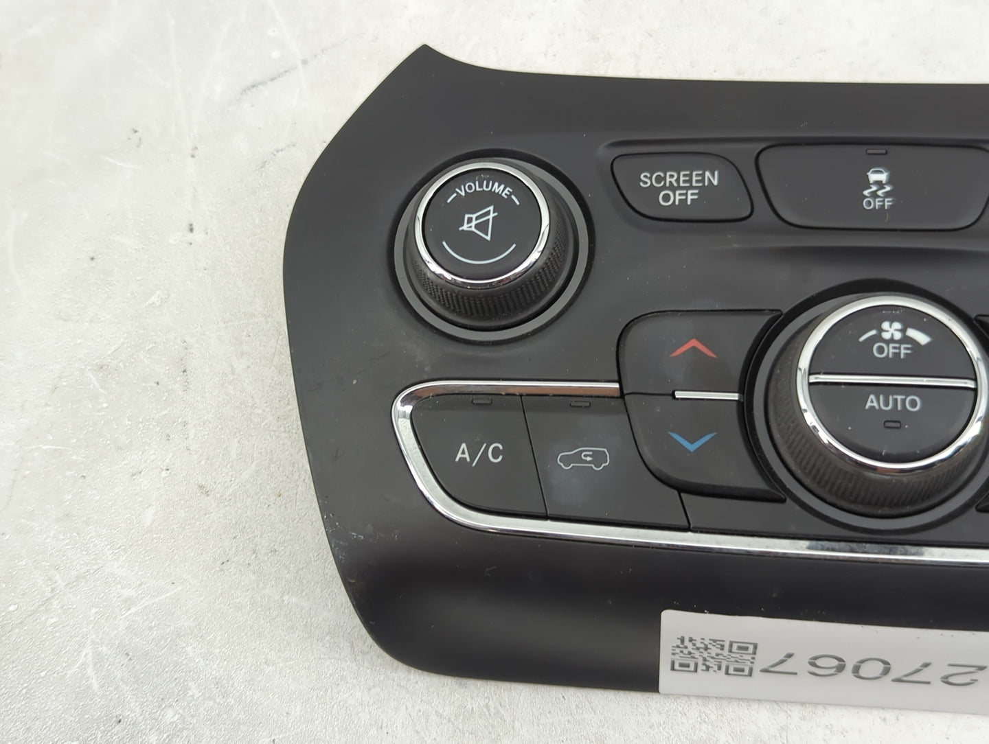 2014 Jeep Cherokee Climate Control Module Temperature AC/Heater Replacement P/N:05091436AG Fits OEM Used Auto Parts - Oemuse