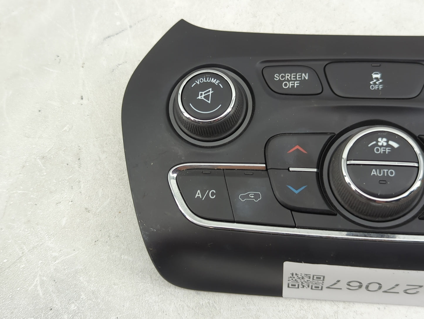 2014 Jeep Cherokee Climate Control Module Temperature AC/Heater Replacement P/N:05091436AG Fits OEM Used Auto Parts - Oemuse