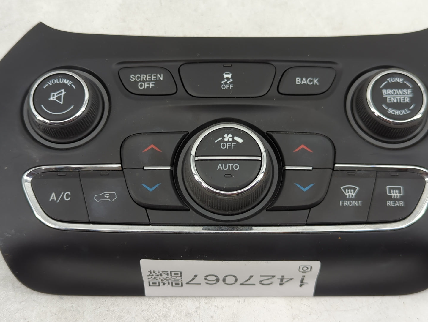 2014 Jeep Cherokee Climate Control Module Temperature AC/Heater Replacement P/N:05091436AG Fits OEM Used Auto Parts - Oemuse