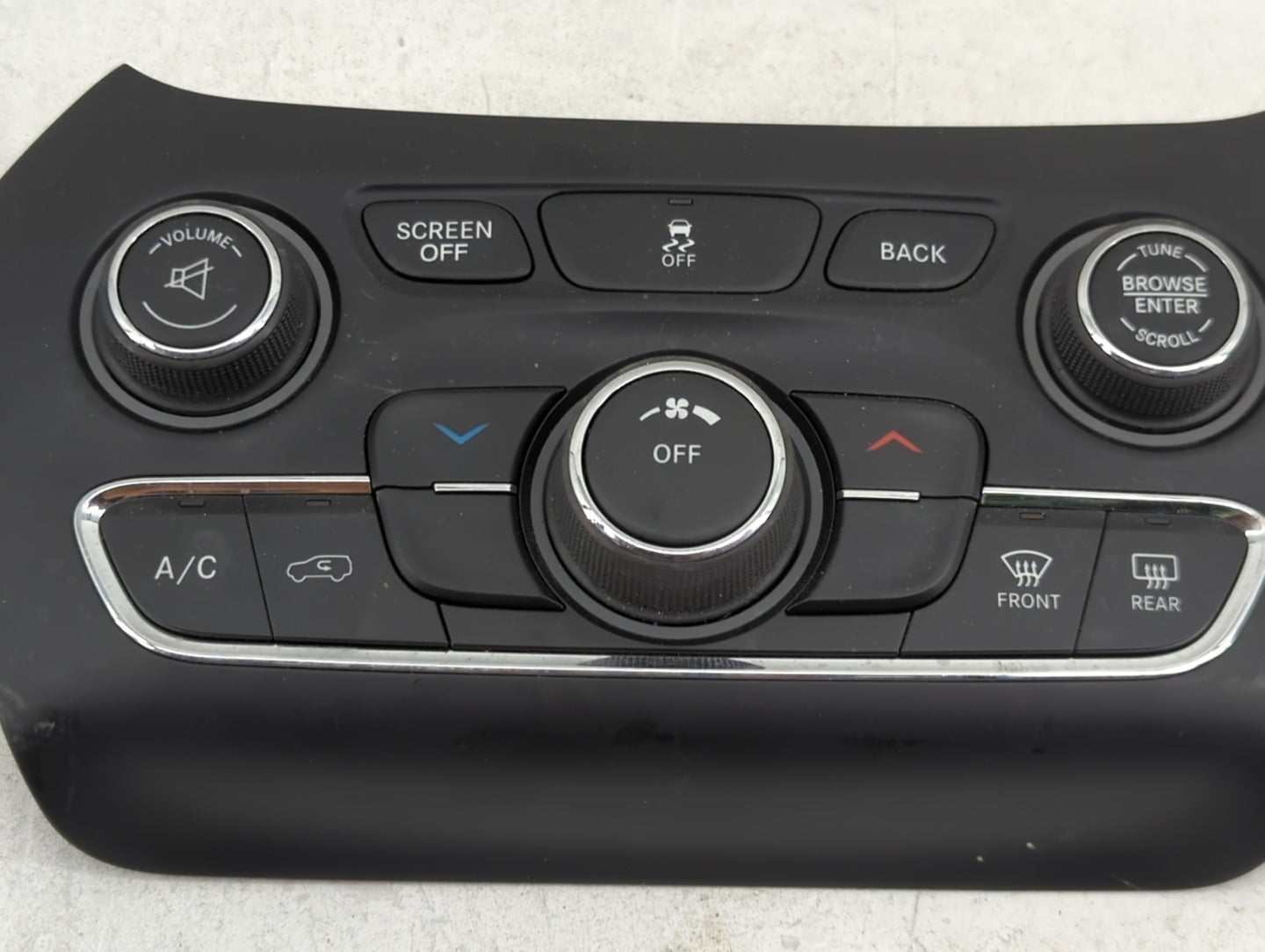 2014 Jeep Cherokee Climate Control Module Temperature AC/Heater Replacement P/N:05091432AG Fits OEM Used Auto Parts - Oemuse