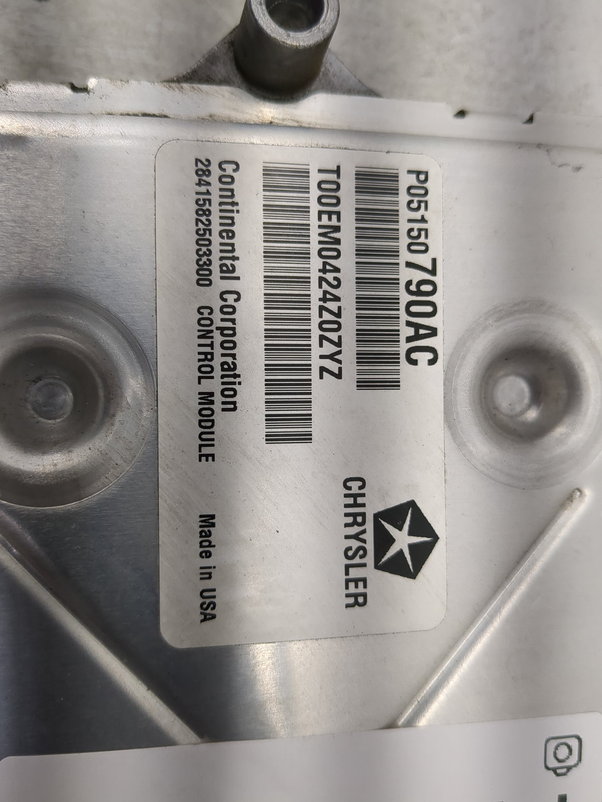 2014 Jeep Cherokee PCM Engine Control Computer ECU ECM PCU OEM P/N:P05150790AC OEM Used Auto Parts - Oemusedautoparts1.com