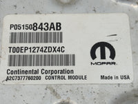 2014 Jeep Cherokee PCM Engine Control Computer ECU ECM PCU OEM P/N:P05150843AB T00EP1274ZDX4C, P68242445AA, 05150843AB Fits 