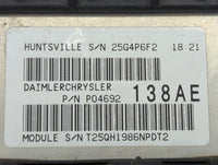 2014-2014 Jeep Cherokee Body Control Module Bcm Inner Cabin Fuse Box - Oemusedautoparts1.com