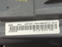 2014-2018 Jeep Cherokee Tail Light Assembly Driver Left OEM P/N:68102907AE Fits Fits 2014 2015 2016 2017 2018 OEM Used Auto 