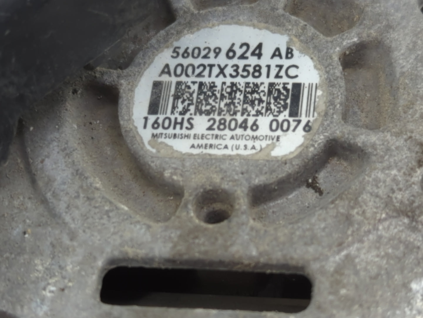 2014-2018 Jeep Cherokee Alternator Replacement Generator Charging Assembly Engine OEM P/N:A002TX3581ZC 56029624AB Fits OEM U