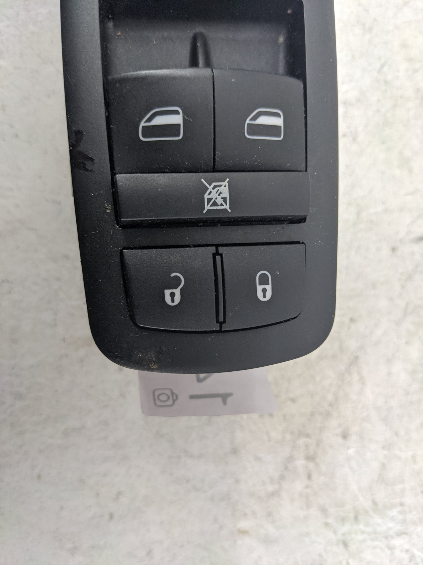 2014 Jeep Cherokee Master Power Window Switch Replacement Driver Side Left P/N:68141894AA Fits OEM Used Auto Parts - Oemused