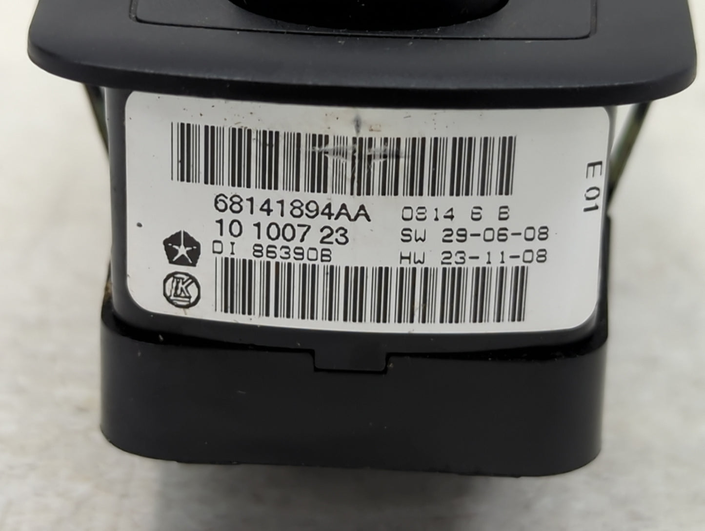 2014 Jeep Cherokee Master Power Window Switch Replacement Driver Side Left P/N:68141894AA 1010072, 863908 Fits OEM Used Auto
