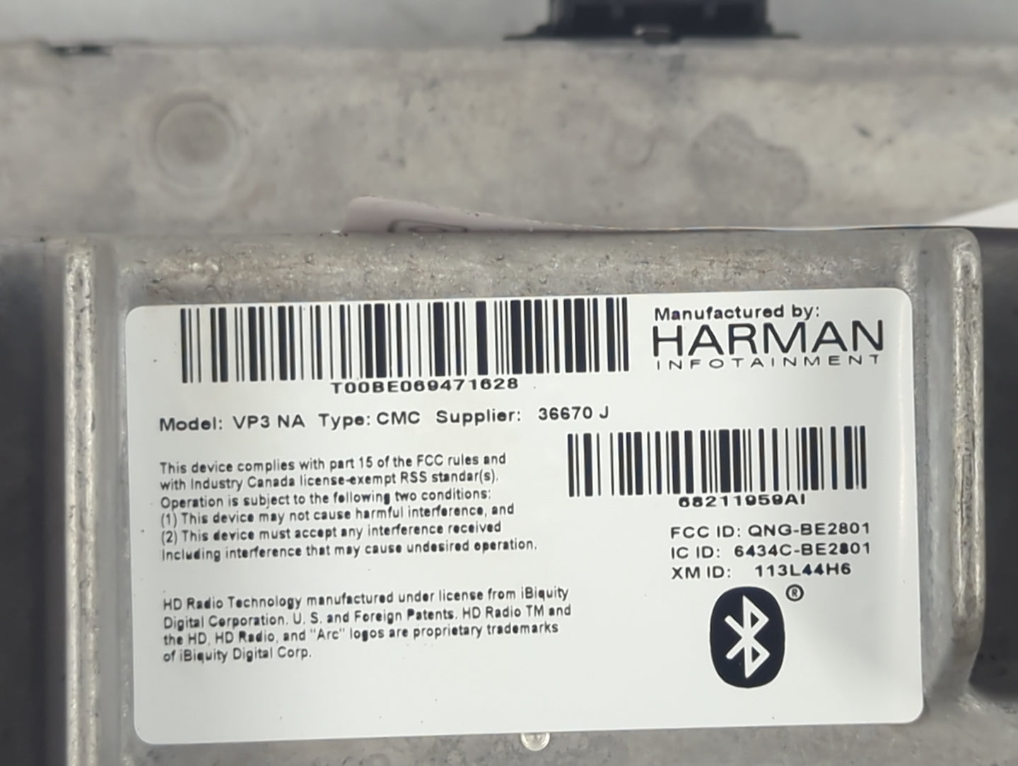 2014 Jeep Cherokee Information Display Screen 1494899 - Oemusedautoparts1.com