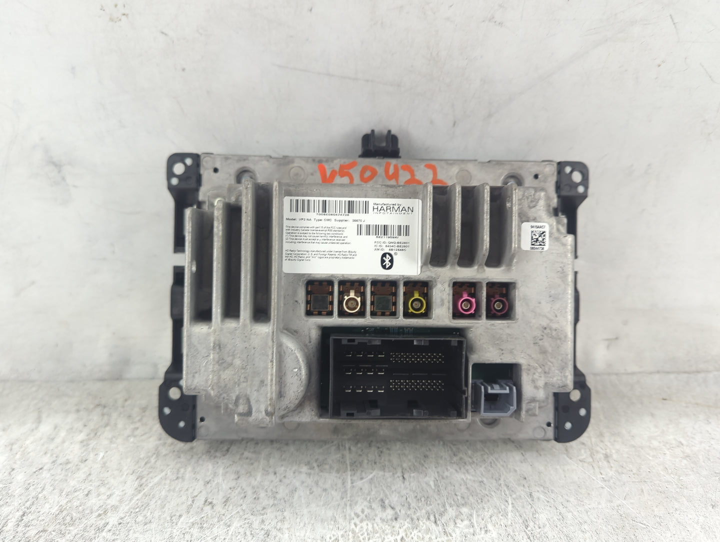 2014 Jeep Cherokee Information Display Screen 1494902 - Oemusedautoparts1.com