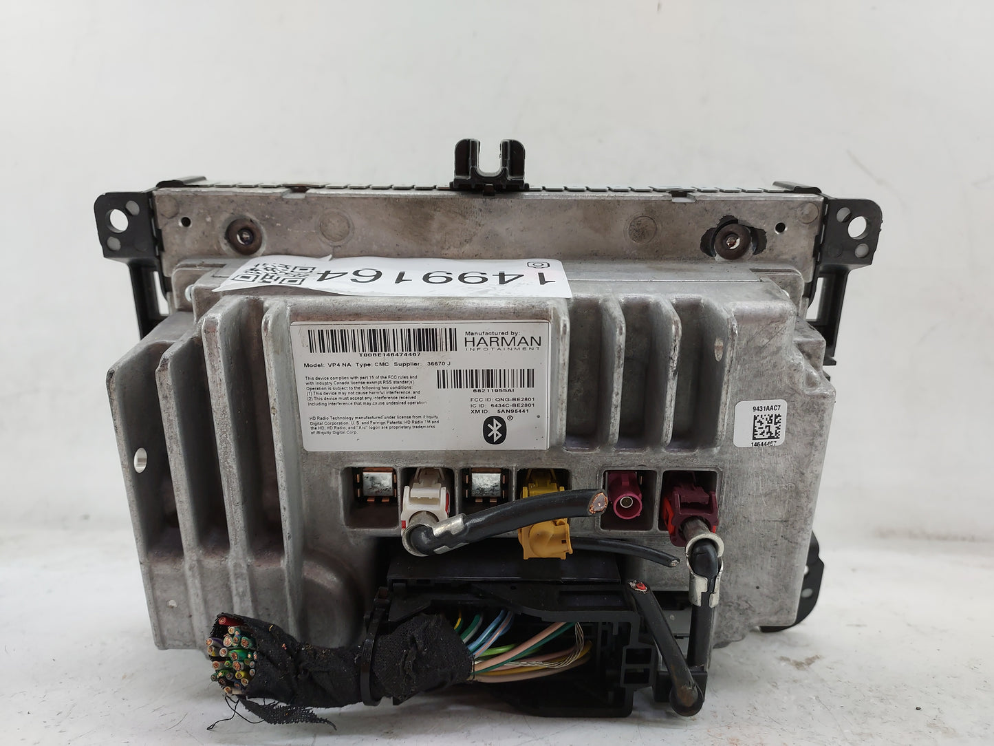 2014 Jeep Cherokee Information Display Screen 1499164 - Oemusedautoparts1.com