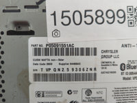 2014 Jeep Cherokee Radio AM FM Cd Player Receiver Replacement P/N:P05091551AC A2C3447470200, A2C7402180200 Fits OEM Used Aut