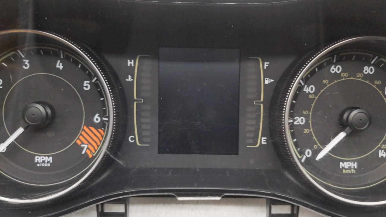 2014 Jeep Cherokee Instrument Cluster Speedometer Gauges P/N:P56054651AH P56054651AG Fits OEM Used Auto Parts - Oemusedautop