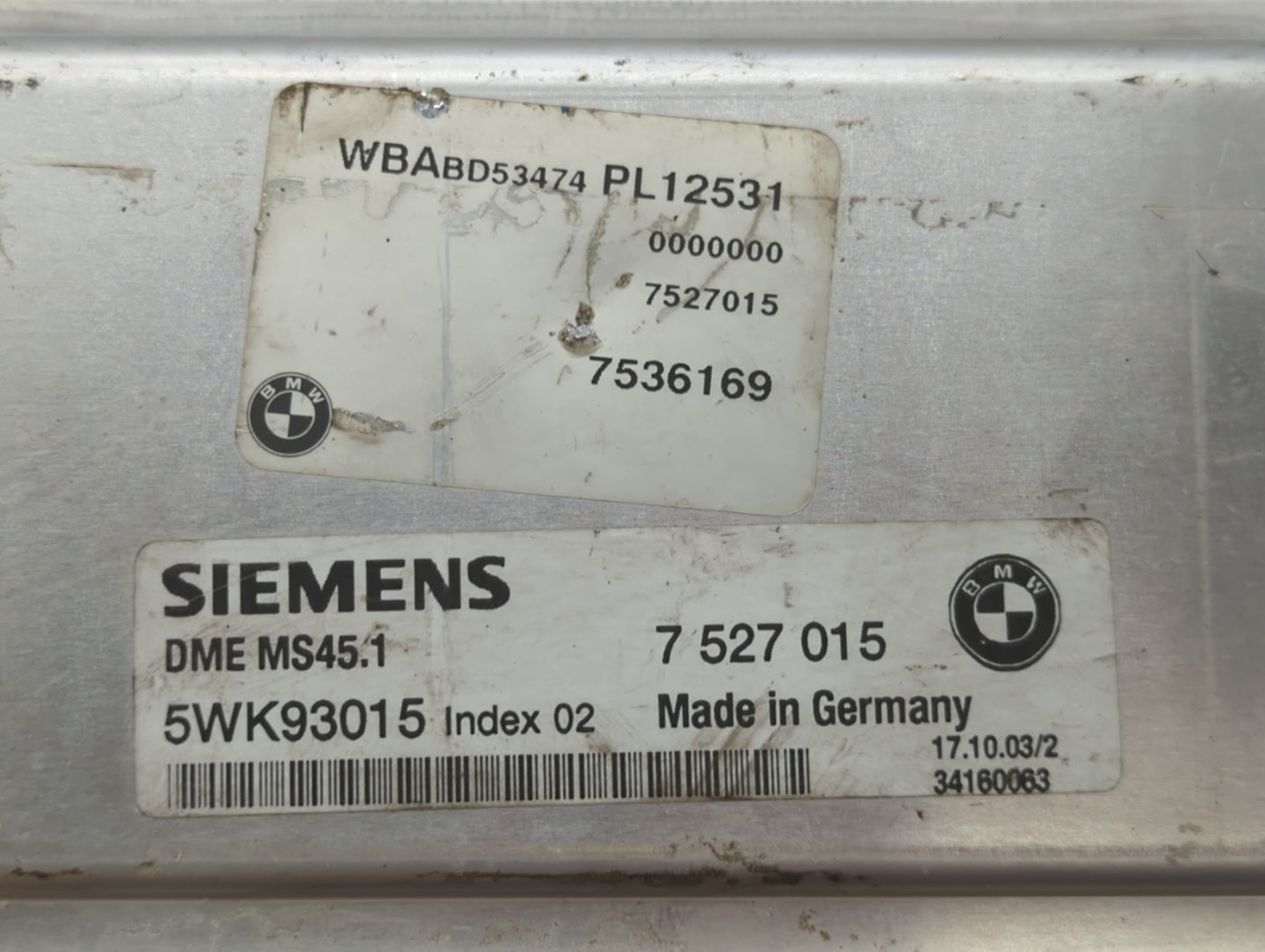 2014 Jeep Cherokee PCM Engine Control Computer ECU ECM PCU OEM P/N:7 527 015 461170, PO5150843AC Fits OEM Used Auto Parts - 